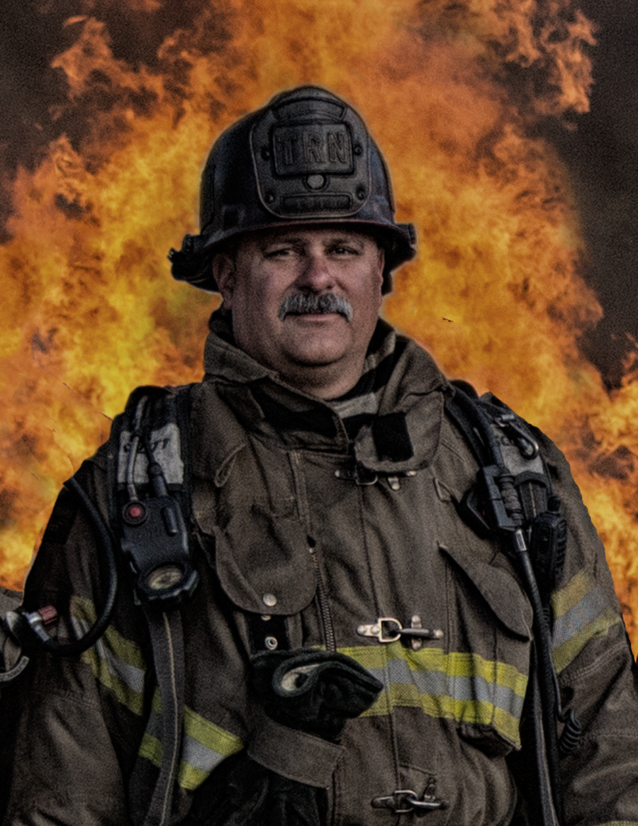 Captain Rosa - fire background