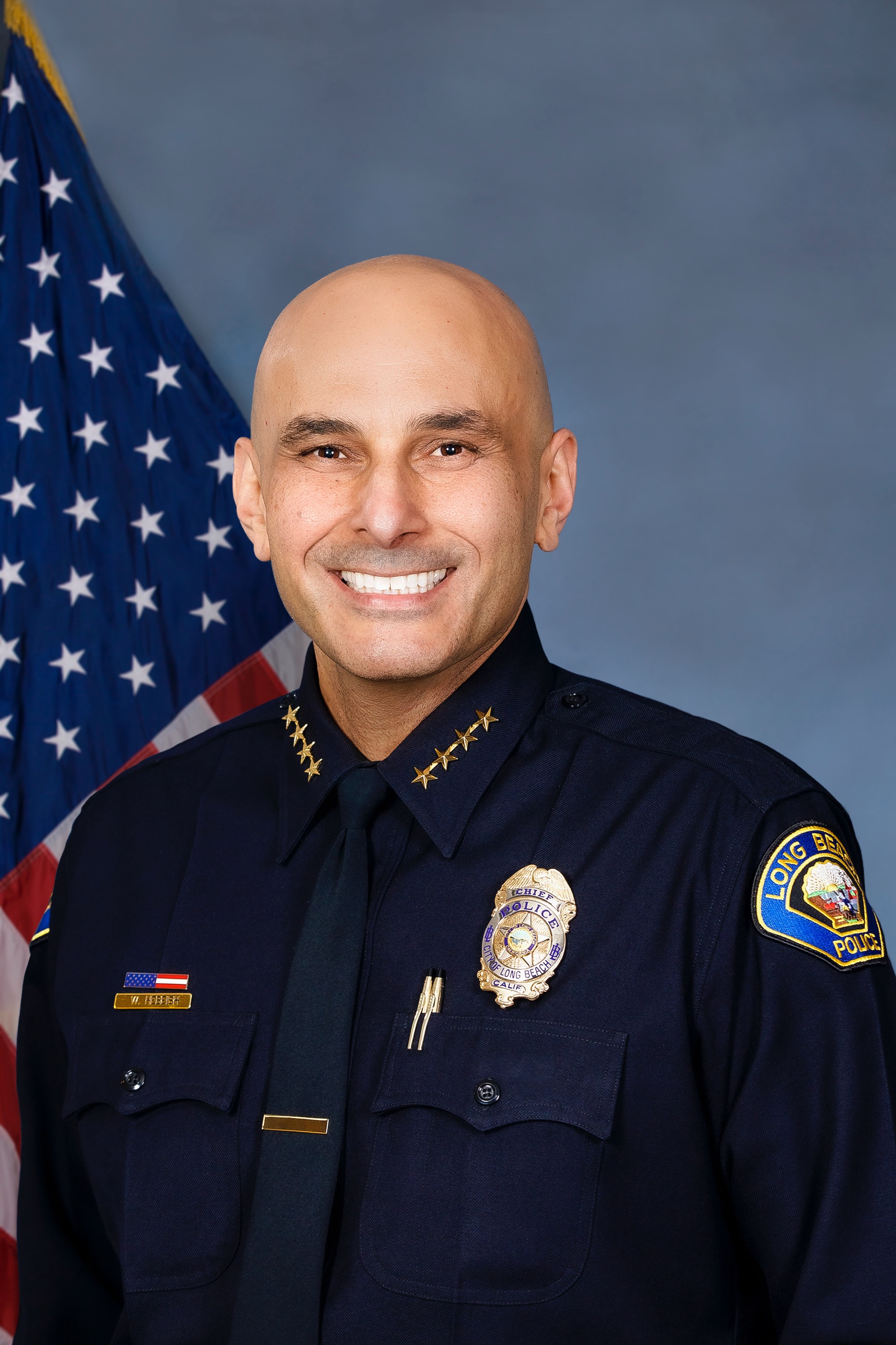 Chief Hebeish- Blue Background