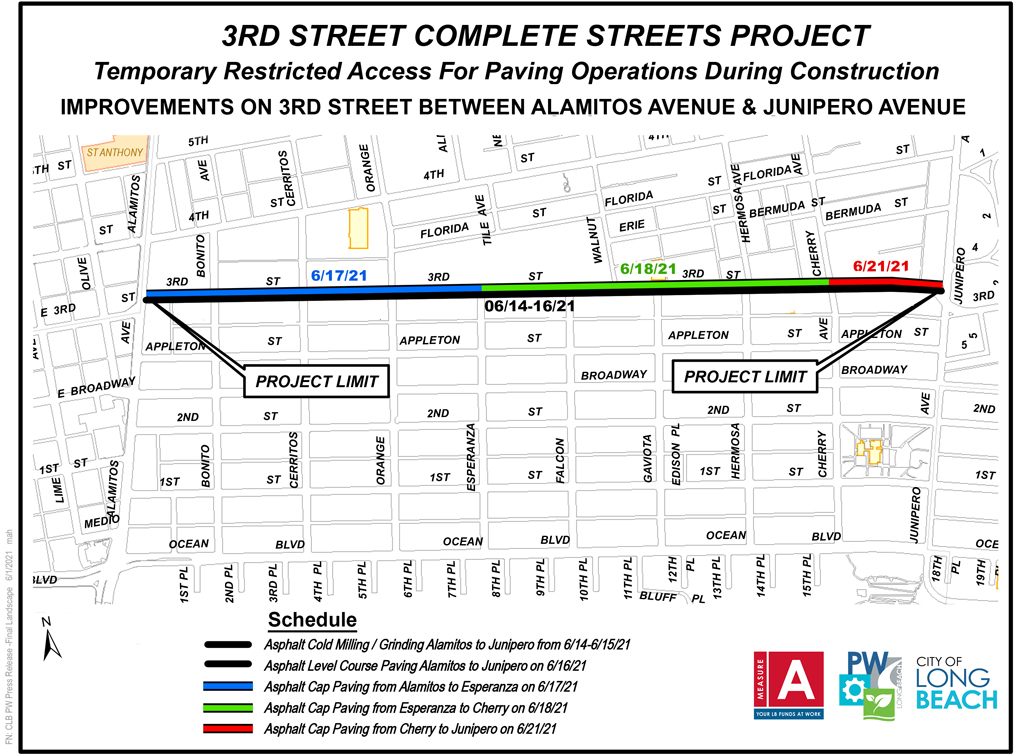 3rd Street Map