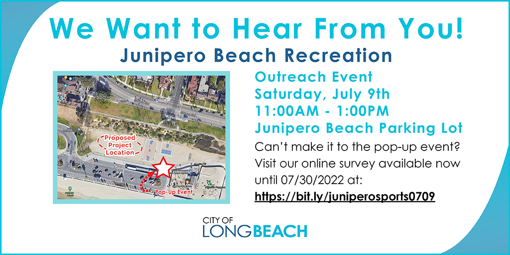 Junipero Sports Court Project Outreach Pop Up Event and Survey