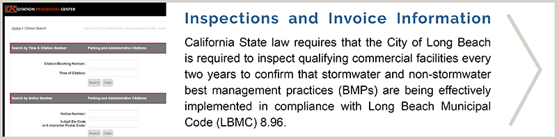 Inspections and Invoice Information